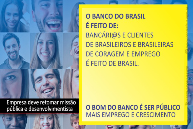 “Banco do Brasil precisa cumprir papel de banco público”