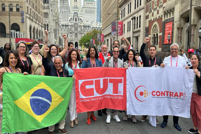 6º Conferência Uni Global: Delegação brasileira participa de “Justice rally”, protesto de rua por justiça